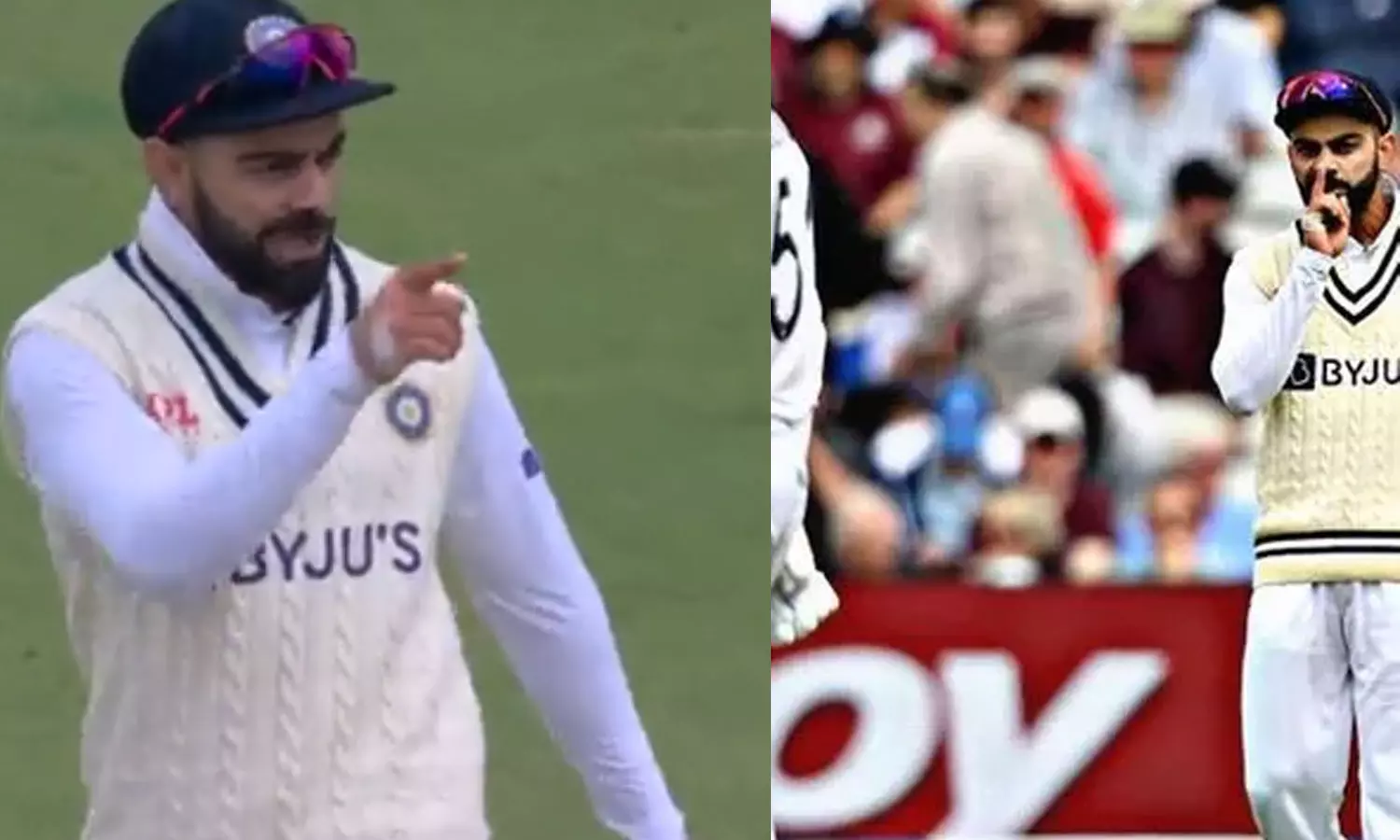 വായടക്ക്; കളിക്കിടെ കോഹ്ലി-ബെയർസ്‌റ്റോ പോര് വീണ്ടും