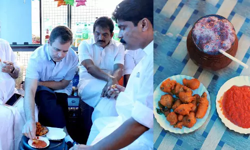 ചൂടു പക്കവട, ചമ്മന്തി, കുടം കുലുക്കി സർബത്ത്; മിസ് ചെയ്യരുതെന്ന് രാഹുൽ ഗാന്ധി
