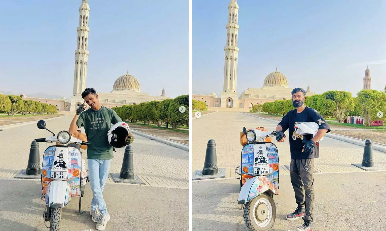 ദുബൈ കറങ്ങിത്തീർത്തു; ചേതക്കുമായി ബിലാലും അഫ്സലും ഒമാനിലെത്തി ദുബൈ കറങ്ങിത്തീർത്തു; ചേതക്കുമായി ബിലാലും അഫ്സലും ഒമാനിലെത്തി