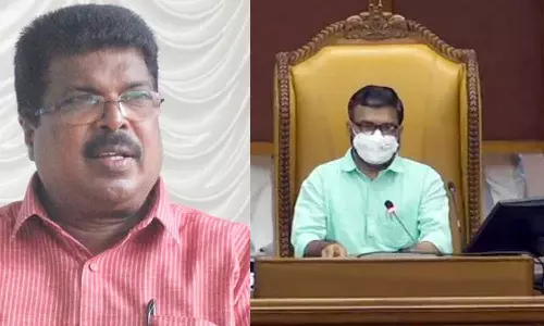 ചെയറിൽ നിന്നെഴുന്നേറ്റു മറ്റൊരംഗത്തോട് സംസാരിച്ചു; പി.പി ചിത്തരഞ്ജന് സ്പീക്കറുടെ ശാസന