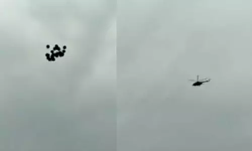 ആന്ധ്രയിൽ മോദിയുടെ ഹെലികോപ്ടറിനുനേരെ കറുത്ത ബലൂൺ പറത്തി പ്രതിഷേധം; സുരക്ഷാ വീഴ്ചയില്‍ നടപടി