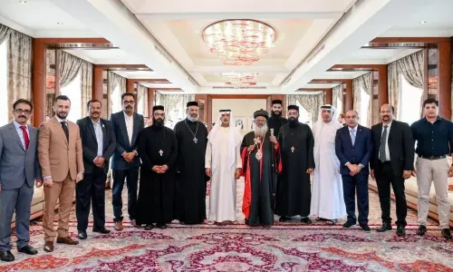 പുതിയ പ്രസിഡന്റിന് ആശംസകള് നേര്ന്ന് കാതോലിക്കാ ബാവ ശൈഖ് നഹ്യാനെ സന്ദര്ശിച്ചു പുതിയ പ്രസിഡന്റിന് ആശംസകള് നേര്ന്ന് കാതോലിക്കാ ബാവ ശൈഖ് നഹ്യാനെ സന്ദര്ശിച്ചു