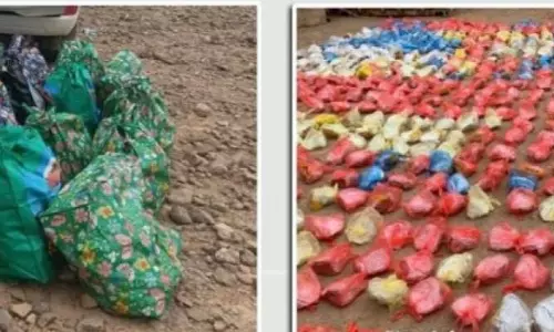 ഒമാനില് വന് മയക്കുമരുന്ന് വേട്ട; 950 ഓളം ഖാത്ത് പൊതികള് പിടിച്ചെടുത്തു ഒമാനില് വന് മയക്കുമരുന്ന് വേട്ട; 950 ഓളം ഖാത്ത് പൊതികള് പിടിച്ചെടുത്തു