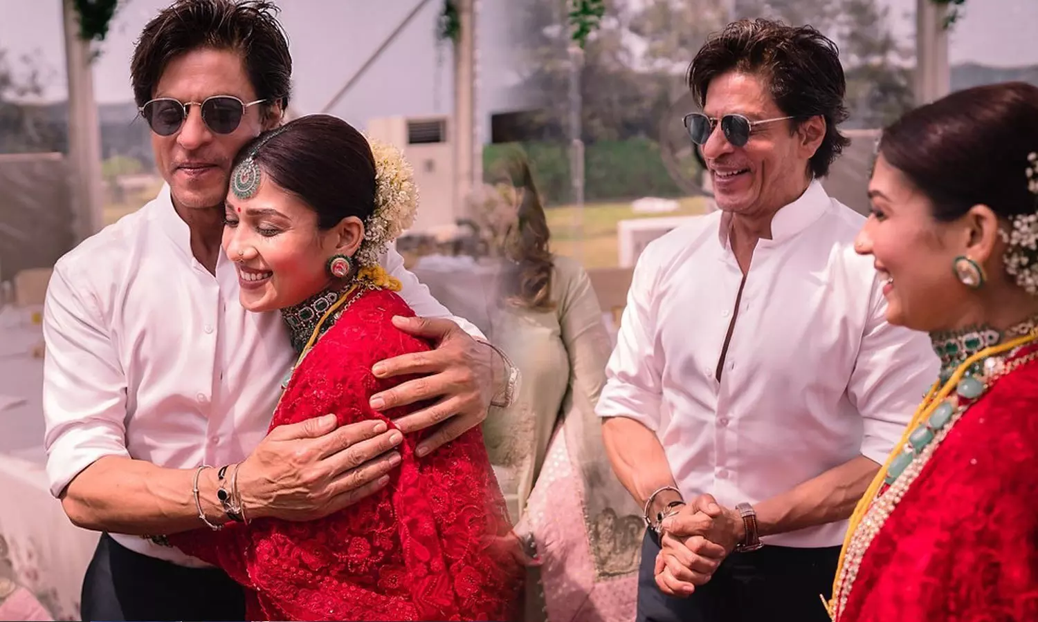 ലേഡി സൂപ്പര്‍ സ്റ്റാറിനെ ചേര്‍ത്തുപിടിച്ച് കിങ് ഖാന്‍; നയൻസ്-വിക്കി വിവാഹ ചിത്രങ്ങള്‍