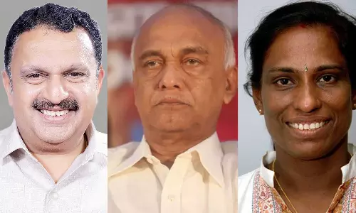 പി.ടി ഉഷയ്ക്ക് ഒരു രാഷ്ട്രീയപാർട്ടിയോടും കൂറില്ല, രാജ്യസഭാ നോമിനേഷനെ എതിർക്കേണ്ട കാര്യമില്ല- എളമരം കരീമിനെതിരെ കെ. മുരളീധരൻ എം.പി