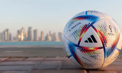 ഖത്തർ ലോകകപ്പ് പന്തായ അല്‍ രിഹ്ലക്കുള്ളിൽ കാറ്റ് മാത്രമല്ല,  കമ്പ്യൂട്ടറുമുണ്ട്