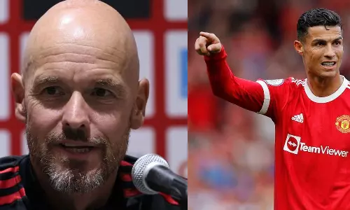 എന്റെ ഗെയിം പ്ലാനിൽ അവനുണ്ട്; റൊണാൾഡോ ക്ലബ് വിടുമെന്ന അഭ്യൂഹങ്ങൾക്കിടെ മൗനം വെടിഞ്ഞ് യുണൈറ്റഡ് കോച്ച്