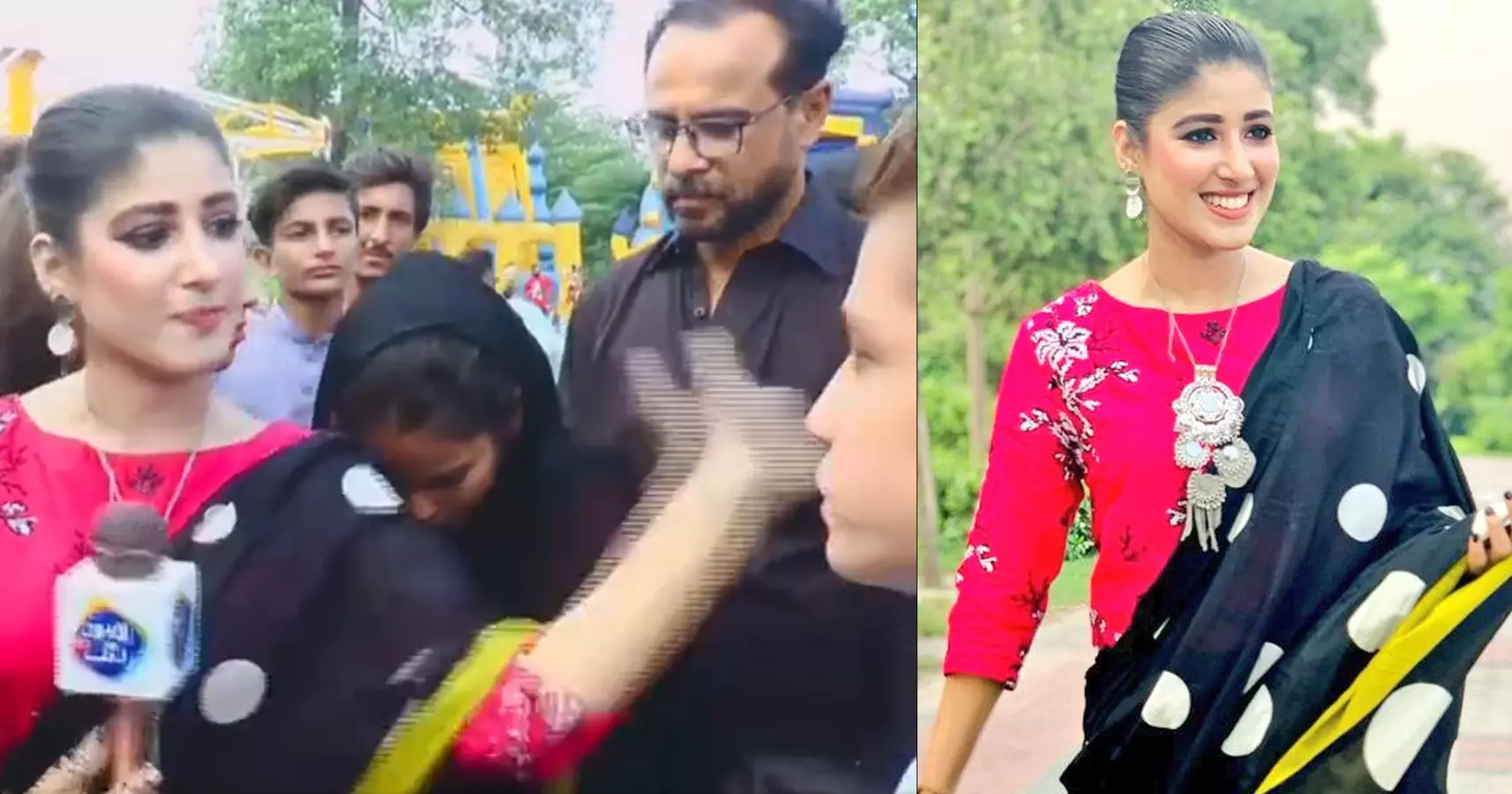 ലൈവിനിടെ ആൺകുട്ടിയുടെ മുഖത്തടിച്ച് പാക് മാധ്യമപ്രവർത്തക; വീഡിയോ വൈറൽ