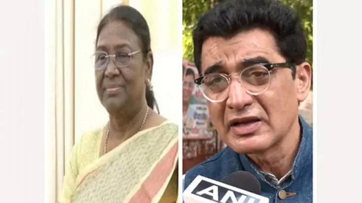 ദ്രൗപതി മുര്മു മാന്യയായ സ്ത്രീ; പക്ഷെ തിന്മയെയാണ് പ്രതിനിധീകരിക്കുന്നതെന്ന് കോണ്ഗ്രസ് നേതാവ് ദ്രൗപതി മുര്മു മാന്യയായ സ്ത്രീ; പക്ഷെ തിന്മയെയാണ് പ്രതിനിധീകരിക്കുന്നതെന്ന് കോണ്ഗ്രസ് നേതാവ്