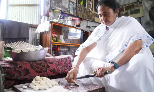 പൂരിക്ക് ശേഷം മോമോസ്; മമത ബാനർജിയുടെ പുതിയ പാചക വീഡിയോ