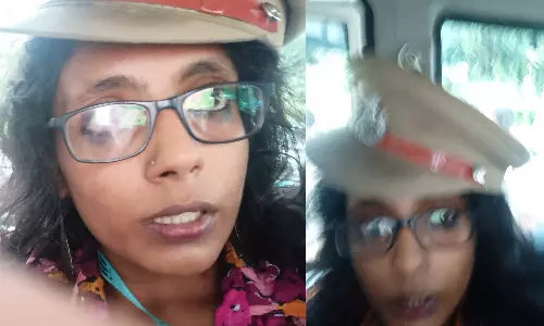 എസ്‌ഐ തൊപ്പി തലയിൽ വച്ച് കുഞ്ഞില മസിലാമണി; ആശുപത്രിയിൽ പോകണമെന്നും ആവശ്യം