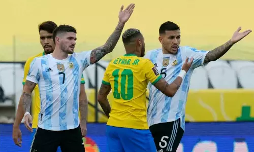 ആരോഗ്യപ്രവർത്തകർ ഇടപെട്ട് നിർത്തിവെപ്പിച്ച ബ്രസീൽ - അർജന്റീന മത്സരം സംബന്ധിച്ച തർക്കം അന്താരാഷ്ട്ര കായിക കോടതിയിൽ