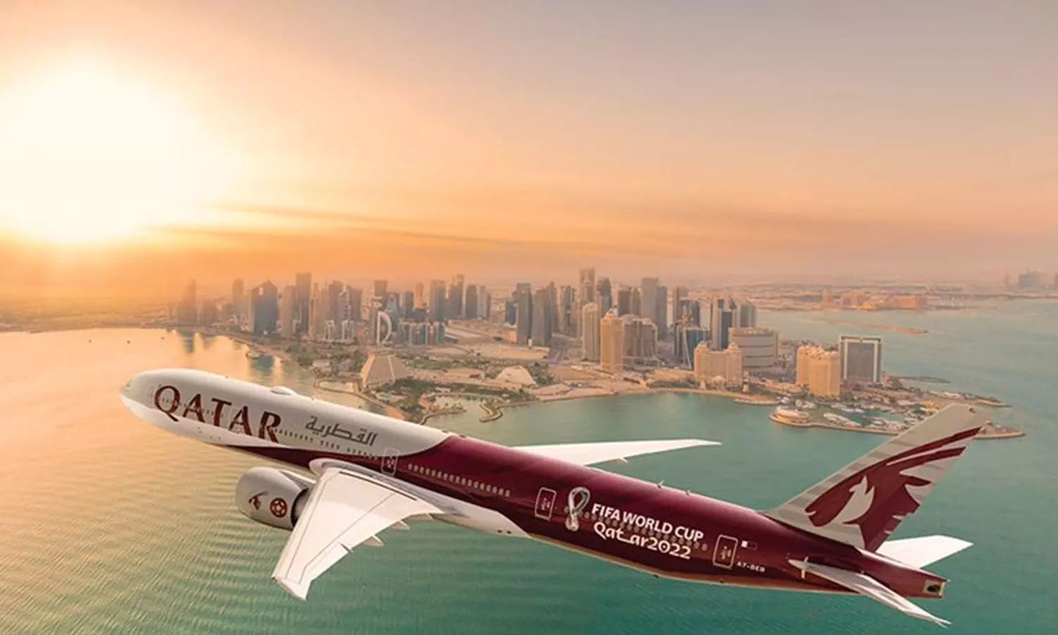 ഫാൻബറോ രാജ്യാന്തര എയർ ഷോയിൽ പങ്കാളിയായി ഖത്തർ എയർവേയ്‌സ്