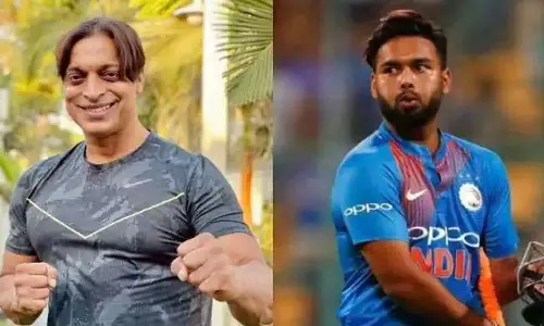 ഭാരം ശ്രദ്ധിച്ചാൽ കോടികളുണ്ടാക്കാം: പന്തിന് ഉപദേശവുമായി ഷുഹൈബ് അക്തർ ഭാരം ശ്രദ്ധിച്ചാൽ കോടികളുണ്ടാക്കാം: പന്തിന് ഉപദേശവുമായി ഷുഹൈബ് അക്തർ