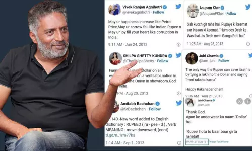 പണ്ടുപണ്ടൊരിക്കല്‍ എന്‍റെ നാട്ടിൽ..; ബച്ചന്‍റെയും ശില്‍പ ഷെട്ടിയുടെയും ട്വീറ്റുകള്‍ പൊക്കി പ്രകാശ് രാജ്