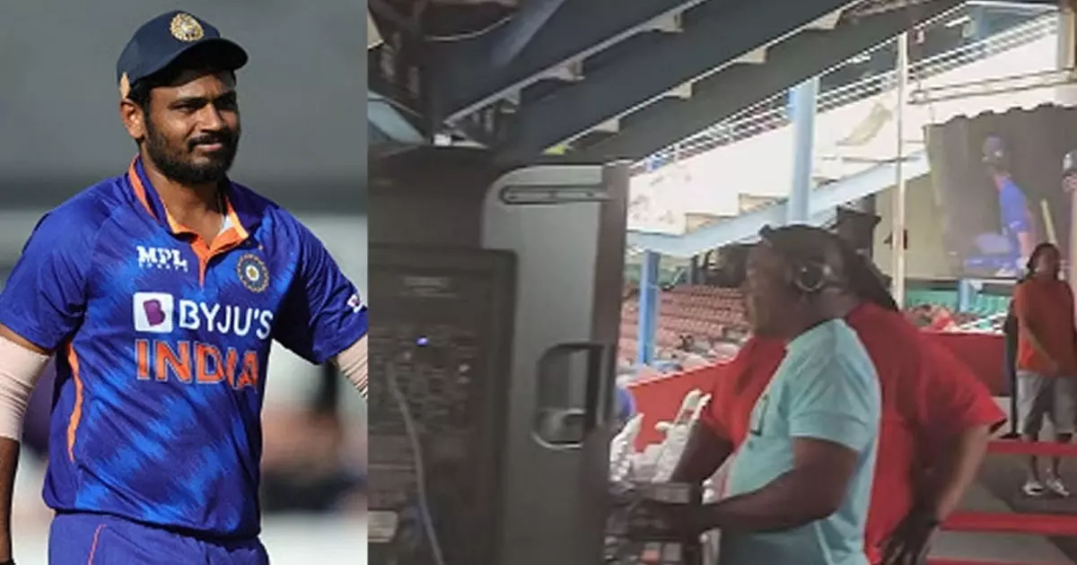 ലജ്ജാവതിയേ...; സഞ്ജുവിന് സർപ്രൈസൊരുക്കി ട്രിനിഡാഡ്‌  മലയാളികൾ