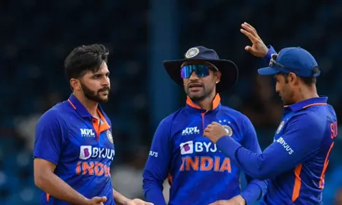 മൂന്നു റൺസ് വിജയം; വിൻഡീസിനെതിരെയുള്ള പരമ്പരയിൽ ഇന്ത്യ മുന്നിൽ