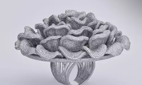 ഒരൊറ്റ മോതിരത്തില്‍ 24679 ഡയമണ്ട്സ്; മലപ്പുറത്ത് രൂപകല്‍പന ചെയ്ത വജ്രമോതിരത്തിന് ലോക റെക്കോര്‍ഡ്