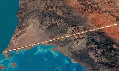 നഗരത്തിനകത്ത് തൂങ്ങി നിൽക്കുന്ന കെട്ടിടങ്ങൾ; സൗദിയുടെ സ്വപ്‌ന പദ്ധതി ദി ലൈനിന്റെ ഡിസൈൻ പുറത്തുവിട്ടു