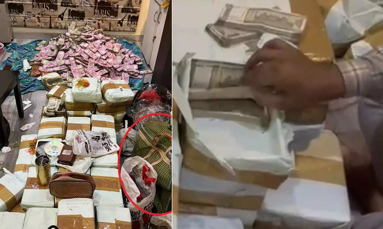 ബ്രൗൺ ടാപ്പ് ചുറ്റിയ ചെറിയ പാക്കറ്റുകൾ, ഒന്നിൽ 50 ലക്ഷം രൂപ; അർപ്പിതയുടെ വീട്ടിൽ 50 കോടി സൂക്ഷിച്ചത് ഇങ്ങനെ ബ്രൗൺ ടാപ്പ് ചുറ്റിയ ചെറിയ പാക്കറ്റുകൾ, ഒന്നിൽ 50 ലക്ഷം രൂപ; അർപ്പിതയുടെ വീട്ടിൽ 50 കോടി സൂക്ഷിച്ചത് ഇങ്ങനെ