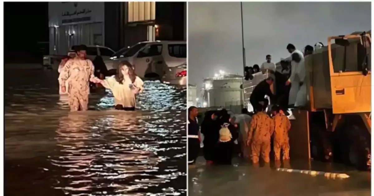 മഴക്കെടുതിയിൽ പെട്ട ഫുജൈറയിലെ ജനങ്ങൾക്ക്   സഹായമെത്തിക്കാൻ യു.എ.ഇ സൈന്യവും