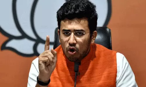 കോൺഗ്രസാണ് അധികാരത്തിലെങ്കിൽ ഒരു കല്ലെങ്കിലും എറിയാമായിരുന്നു; ബി.ജെ.പി എം.പി തേജസ്വി സൂര്യ കോൺഗ്രസാണ് അധികാരത്തിലെങ്കിൽ ഒരു കല്ലെങ്കിലും എറിയാമായിരുന്നു; ബി.ജെ.പി എം.പി തേജസ്വി സൂര്യ