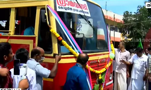 കെ.എസ്.ആർ.ടി.സിയിൽ ഇനി നിങ്ങളുടെ പേരും വരും; ഗ്രാമവണ്ടി പദ്ധതിക്ക് തുടക്കം കെ.എസ്.ആർ.ടി.സിയിൽ ഇനി നിങ്ങളുടെ പേരും വരും; ഗ്രാമവണ്ടി പദ്ധതിക്ക് തുടക്കം