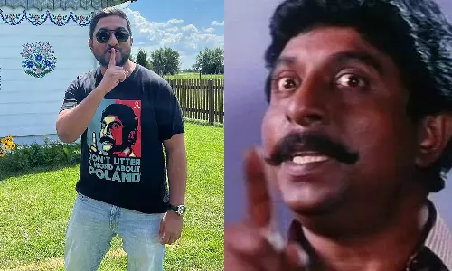 പോളണ്ടിനെ പറ്റി ഒരക്ഷരം മിണ്ടരുത്; പോളണ്ടിൽ ചെന്ന് അച്ഛന്‍റെ ഡയലോഗുള്ള ടീ ഷർട്ടണിഞ്ഞ് വിനീത് ശ്രീനിവാസൻ