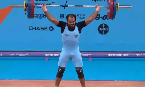 പുരുഷന്മാരുടെ ഭാരോദ്വഹനത്തില്‍ ഗുരുരാജ പൂജാരി: കോമണ്‍വെല്‍ത്ത് ഗെയിംസില്‍ ഇന്ത്യക്ക് രണ്ടാം മെഡല്‍