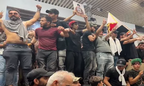ഇറാഖ് പാർലമെന്റ് പ്രക്ഷോഭകർ വീണ്ടും കൈയേറി
