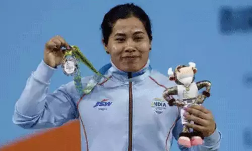 കോമൺവെൽത്ത് ഗെയിംസ്:  ഭാരോദ്വഹനത്തിൽ ബിന്ധ്യാറാണി ദേവിക്ക് വെള്ളി, ഇന്ത്യക്ക് നാലാം മെഡൽ