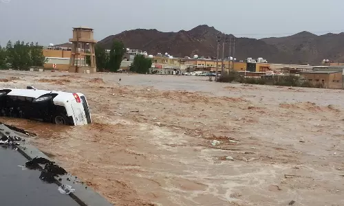 അതിതീവ്ര മഴയെ തുടർന്ന് റിയാദിൽ കനത്ത നാശനഷ്ടങ്ങൾ