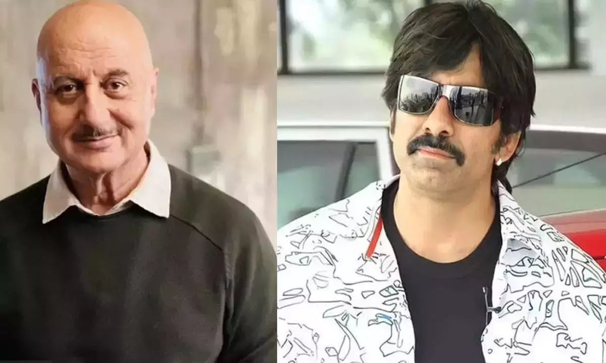 രവി തേജയുടെ ടൈഗർ നാഗേശ്വര റാവുവിൽ അനുപം ഖേറും