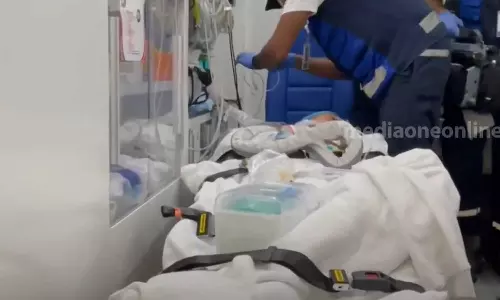 KMCCയും സ്‌പോണ്‍സറും സൗകര്യങ്ങളൊരുക്കി; വെന്റിലേറ്ററില്‍ കഴിഞ്ഞിരുന്ന രോഗിയെ നാട്ടിലേക്ക് അയച്ചു