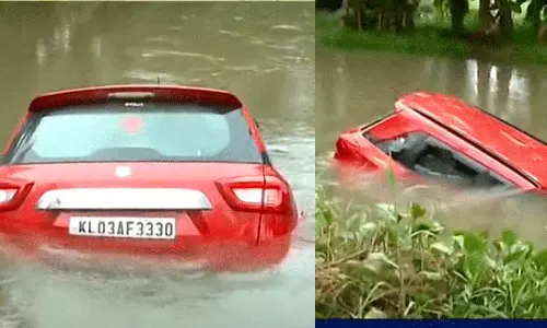 ഗൂഗിള്‍ മാപ്പ് ചതിച്ചു, കോട്ടയത്ത് കാർ തോട്ടിൽ വീണു; പിഞ്ചുകുഞ്ഞടക്കം നാലുപേര്‍ അത്ഭുതകരമായി രക്ഷപ്പെട്ടു