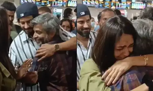 സീതാ രാമം ആദ്യ ഷോ ആരാധകര്‍ക്കൊപ്പം കണ്ട് വികാരാധീനരായി ദുല്‍ഖറും മൃണാളും