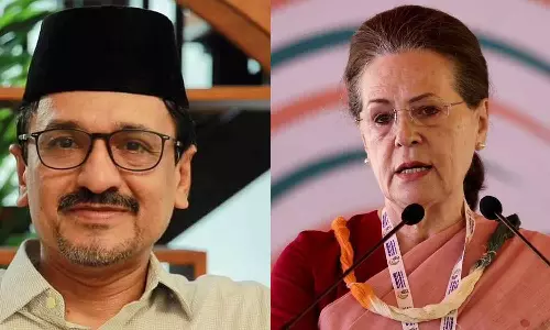 സോണിയാ ഗാന്ധിക്ക് പിന്തുണയുമായി മുസ്ലിം ലീഗ്; ഐക്യദാർഢ്യമറിയിച്ച് സാദിഖലി തങ്ങൾ കത്തെഴുതി