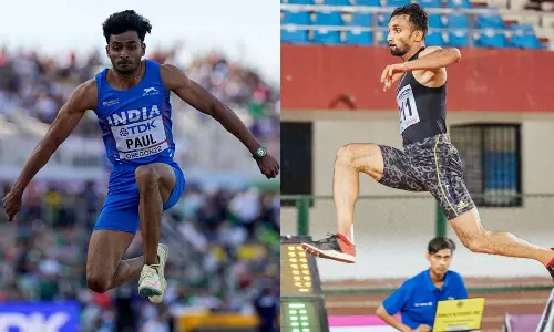 ബിർമിങ്ങാമിൽ മലയാളി ചരിതം; എൽദോസ് പോളിന് സ്വർണം, അബ്ദുല്ല അബൂബക്കറിന് വെള്ളി