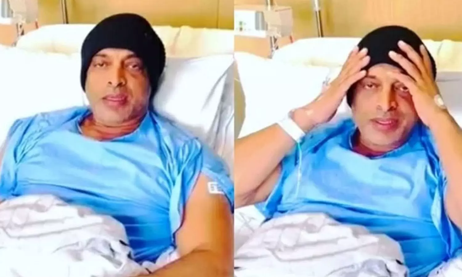 ഞാൻ വേദനയിലാണ്, പ്രാർഥന വേണം; ആശുപത്രി കിടക്കയിൽ നിന്ന് വികാരനിർഭര വീഡിയോയുമായി അക്തർ ഞാൻ വേദനയിലാണ്, പ്രാർഥന വേണം; ആശുപത്രി കിടക്കയിൽ നിന്ന് വികാരനിർഭര വീഡിയോയുമായി അക്തർ