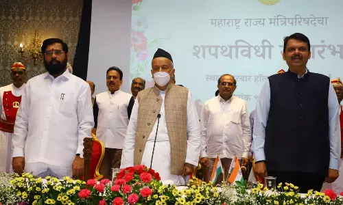 മഹാരാഷ്ട്രയിൽ 18 മന്ത്രിമാർ അധികാരമേറ്റു; പിന്നാലെ ആദ്യത്തെ തർക്കവും