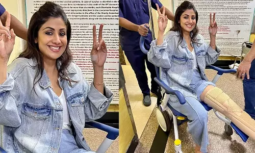 ചിത്രീകരണത്തിനിടെ അപകടം; നടി ശിൽപ്പാ ഷെട്ടിക്ക് പരിക്ക്