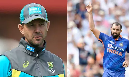 ടി20 ഫോർമാറ്റിൽ ഷമിയെക്കാൾ മികച്ച ബൗളർമാർ ഇന്ത്യക്കുണ്ടെന്ന് റിക്കി പോണ്ടിങ്‌