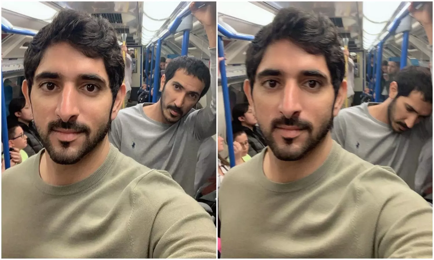 ആരും തിരിച്ചറിഞ്ഞില്ല; സാധാരണക്കാരനെ പോലെ ലണ്ടനിൽ ചുറ്റിക്കറങ്ങി ഫസ്സ രാജകുമാരൻ