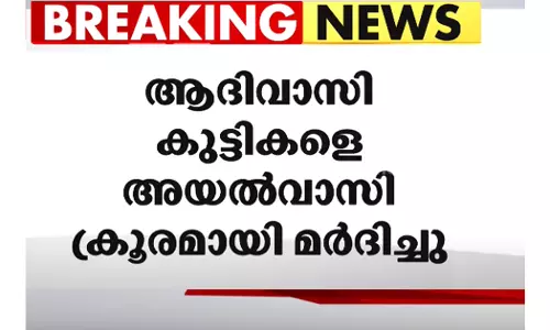വയലിലിട്ട് പോത്തിനെ തല്ലുന്നതു പോലെ തല്ലി: വയനാട്ടില്‍ ആദിവാസി കുട്ടികള്‍ക്ക് ക്രൂരമര്‍ദനം