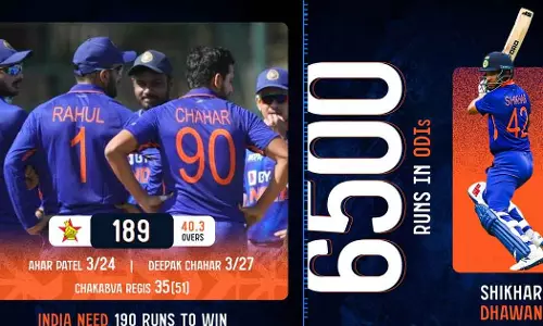 ഗില്ലും ധവാനും നിറഞ്ഞാടി; സിംബാബ്വെയ്ക്കെതിരെയുള്ള ആദ്യ ഏകദിനത്തിൽ ഇന്ത്യയ്ക്ക് പത്തുവിക്കറ്റ് വിജയം ഗില്ലും ധവാനും നിറഞ്ഞാടി; സിംബാബ്വെയ്ക്കെതിരെയുള്ള ആദ്യ ഏകദിനത്തിൽ ഇന്ത്യയ്ക്ക് പത്തുവിക്കറ്റ് വിജയം