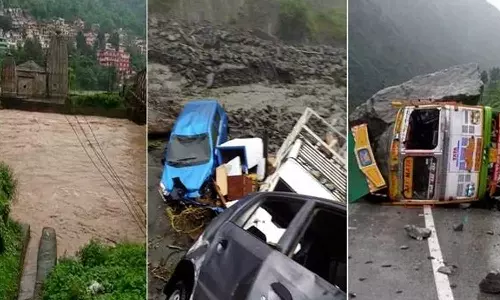 ഹിമാചലിൽ മിന്നൽ പ്രളയം; 14 പേർ മരിച്ചതായി റിപ്പോർട്ട് - വീഡിയോ