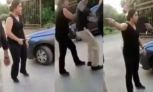 ഗേറ്റ് തുറക്കാന്‍ വൈകിയതിന് സെക്യൂരിറ്റി ജീവനക്കാരനെ കയ്യേറ്റം ചെയ്ത് യുവതി: അറസ്റ്റ്