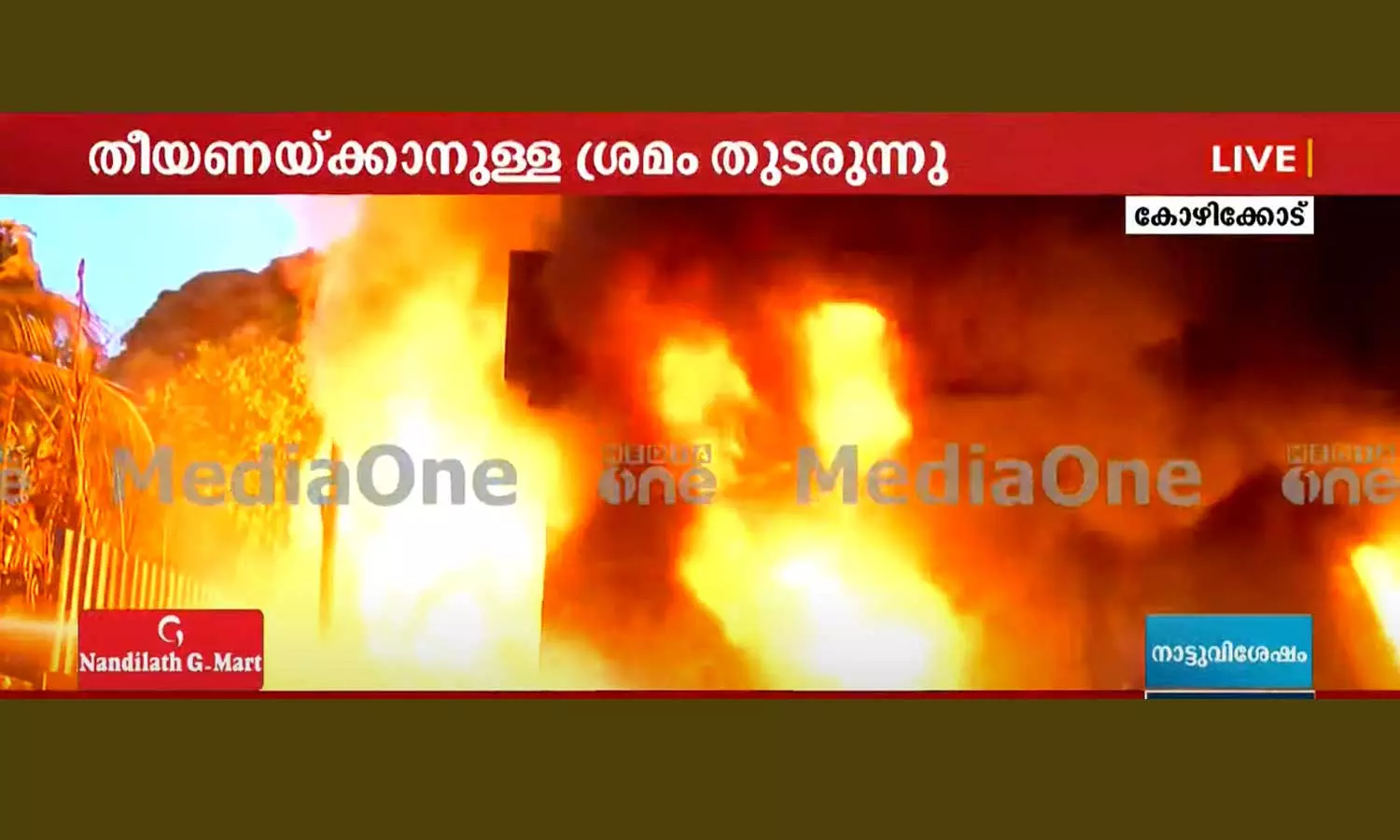 ചെറുവണ്ണൂരിൽ വൻ തീപിടിത്തം; തീ പടർന്നത് പെയിന്റ് നിർമാണത്തിനുള്ള അസംസ്കൃത വസ്തുക്കൾ ഇറക്കുന്നതിനിടെ ചെറുവണ്ണൂരിൽ വൻ തീപിടിത്തം; തീ പടർന്നത് പെയിന്റ് നിർമാണത്തിനുള്ള അസംസ്കൃത വസ്തുക്കൾ ഇറക്കുന്നതിനിടെ