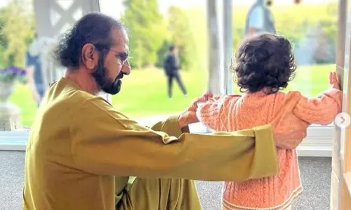 ഇംഗ്ലണ്ടിൽ അവധി ആഘോഷം; ദുബൈ   രാജകുടുംബത്തിന്റ ചിത്രങ്ങൾ ആഘോഷമാക്കി ആരാധകർ