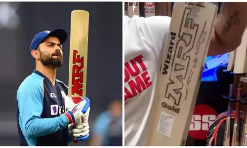 ബാറ്റ് തലവര മാറ്റുമോ...? കോഹ്ലി ഏഷ്യാ കപ്പിനെത്തുന്നത് പുതിയ ബാറ്റുമായി ബാറ്റ് തലവര മാറ്റുമോ...? കോഹ്ലി ഏഷ്യാ കപ്പിനെത്തുന്നത് പുതിയ ബാറ്റുമായി